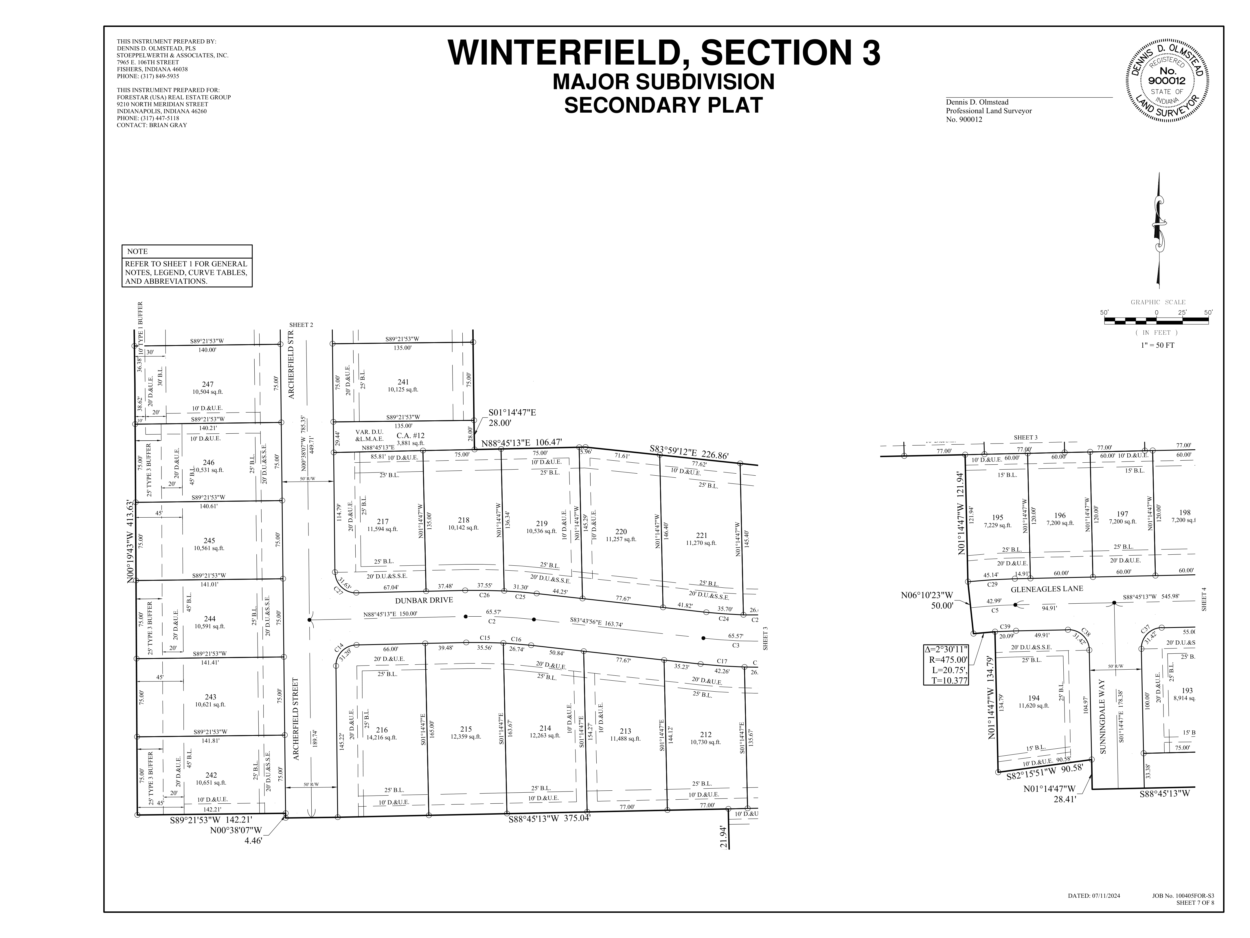 Secondary Plat Sheet 7 (PC-24-14)